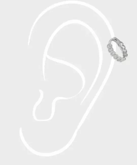 Winther Studio Øreringe^Clear Stone Helix