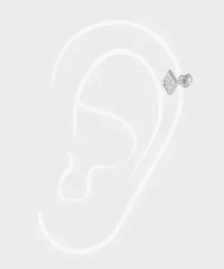 Winther Studio Øreringe^Crystal Diamond Piercing