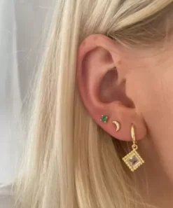 Winther Studio Øreringe^Cubic Zircon Piercing