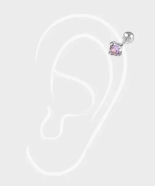 Winther Studio Øreringe^Cubic Zircon Piercing
