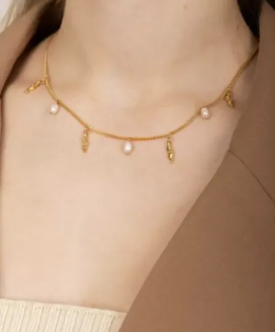 Winther Studio Halskæder^Delja Halskaede - 18K Guldbelagt