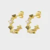 Winther Studio Øreringe^Double Crystal Hoops