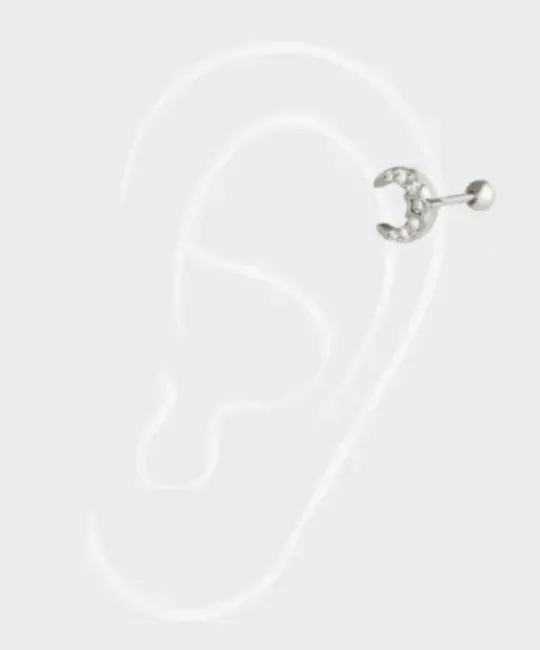Winther Studio Øreringe^Moonstone Piercing