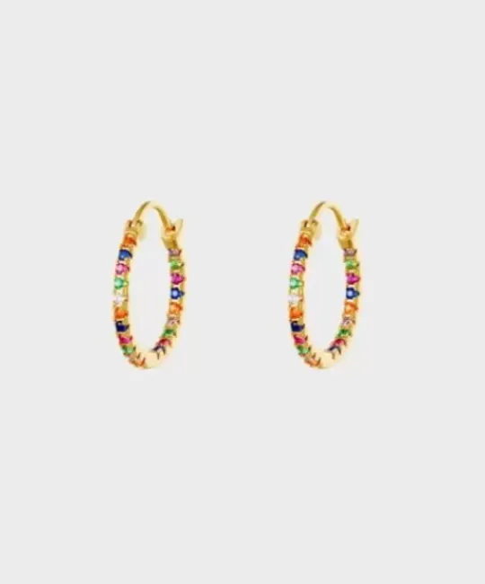 Winther Studio Øreringe^Shiny Hoops