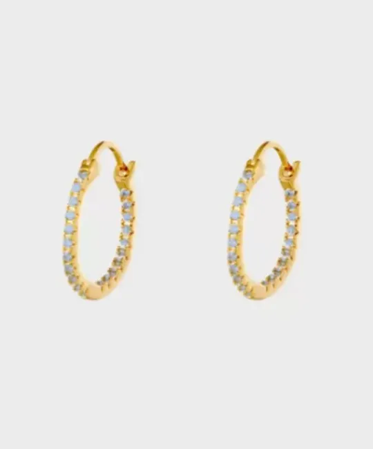 Winther Studio Øreringe^Shiny Hoops