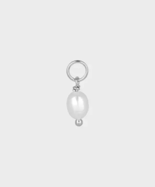 Winther Studio Øreringe^Small Freshwater Charm