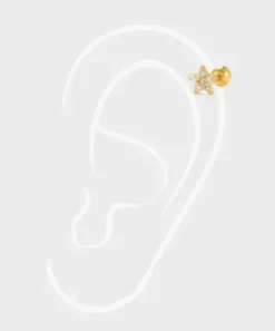 Winther Studio Øreringe^Star Piercing
