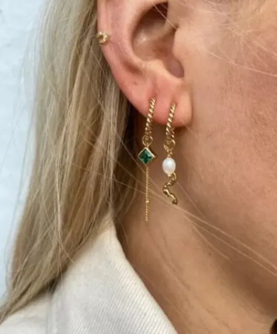 Winther Studio Øreringe^Twist Hoops